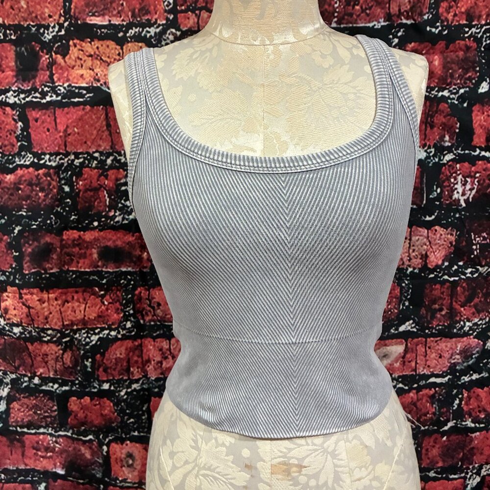 Avocado Grey Tank Top